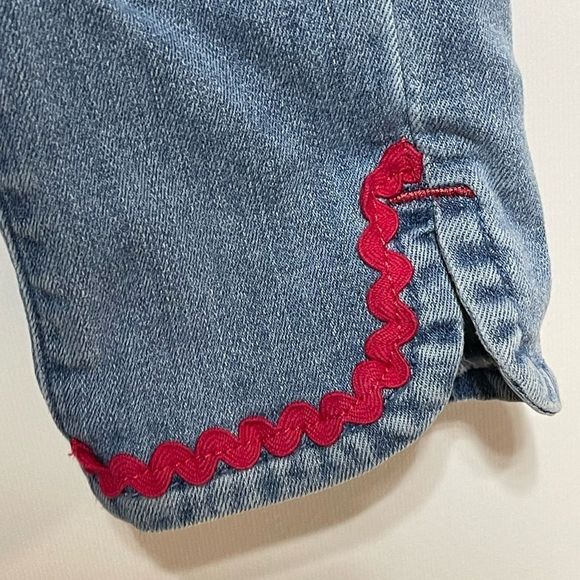 Gymboree Apple Jeans Size 6 EUC Apple for the Teacher Vntg - Picture 9 of 12